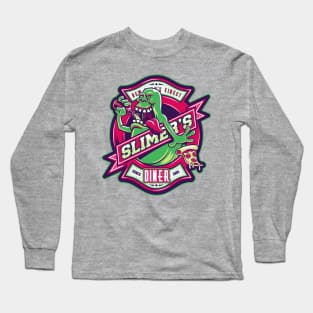 Slimer's Diner - Ghostbusters Pizza Long Sleeve T-Shirt